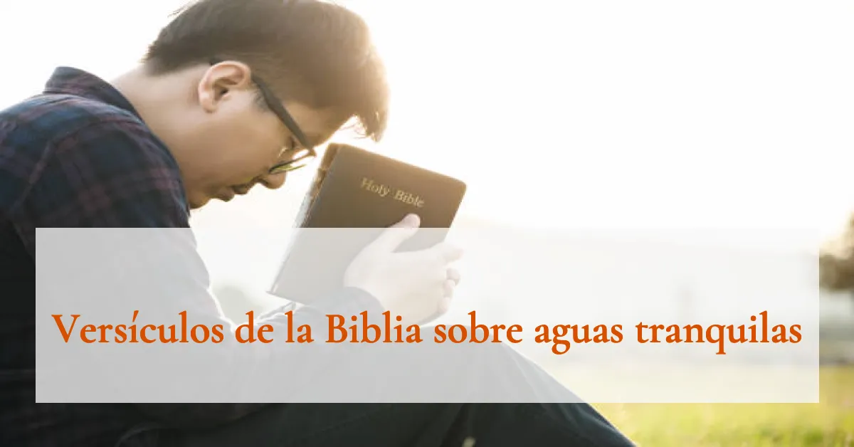 Versículos de la Biblia sobre aguas tranquilas