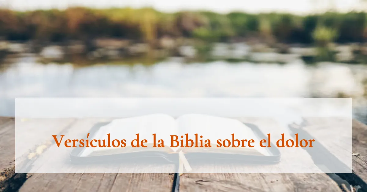 Versículos de la Biblia sobre el dolor