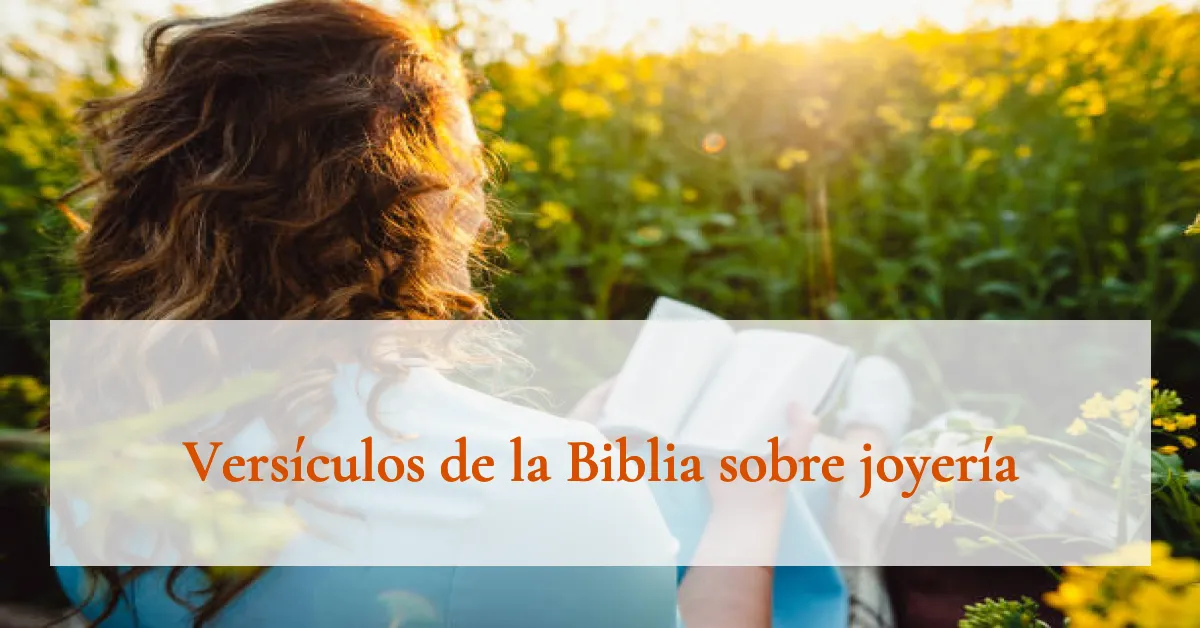 Versículos de la Biblia sobre joyería