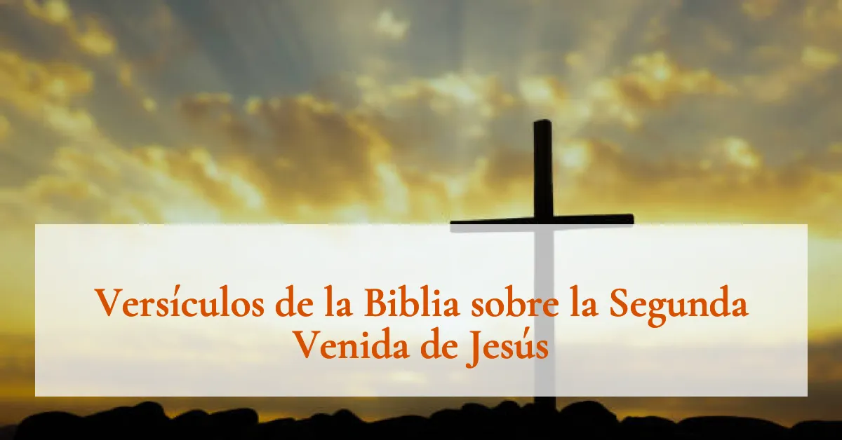 Versículos de la Biblia sobre la Segunda Venida de Jesús