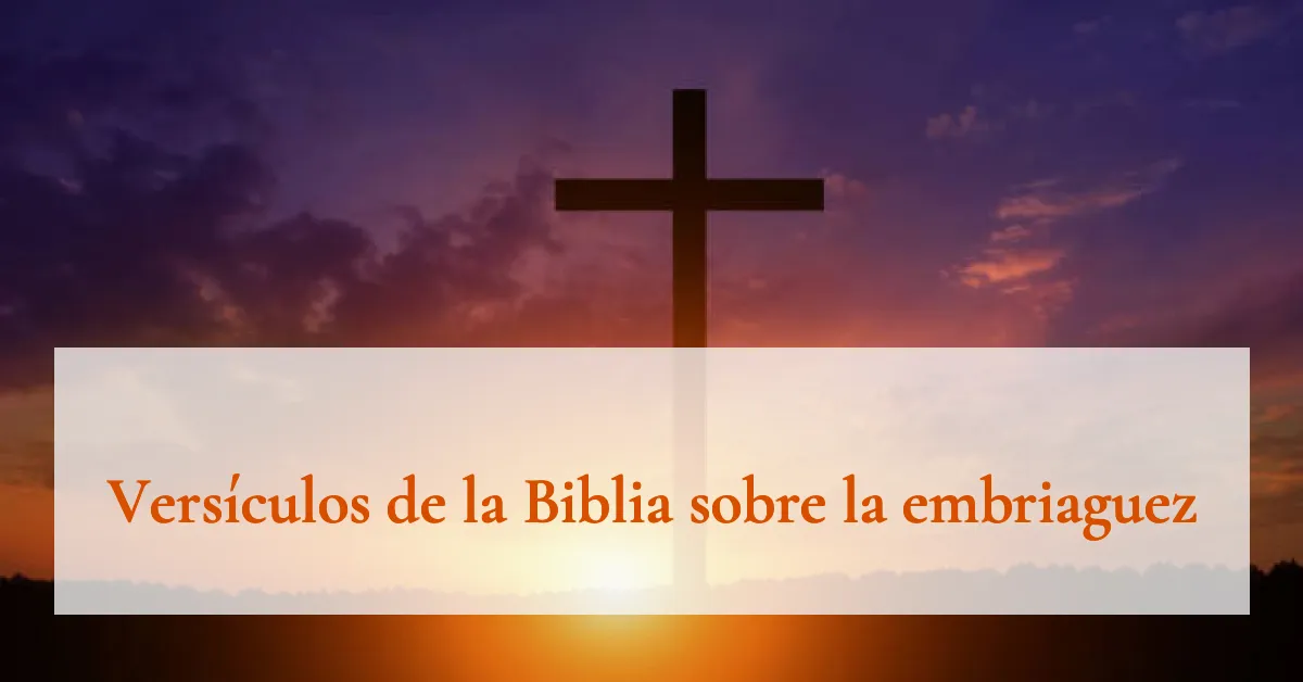Versículos de la Biblia sobre la embriaguez