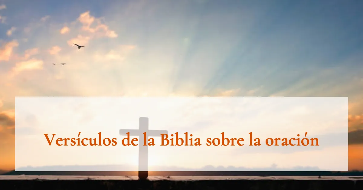 Versículos de la Biblia sobre la oración