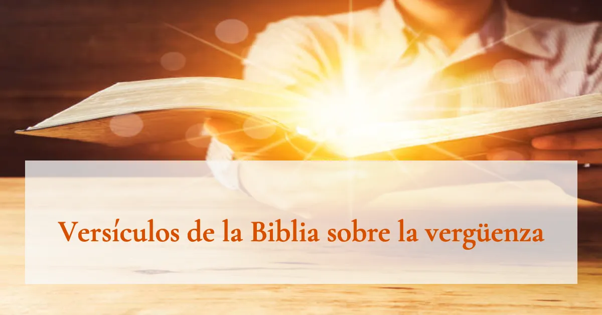 Versículos de la Biblia sobre la vergüenza