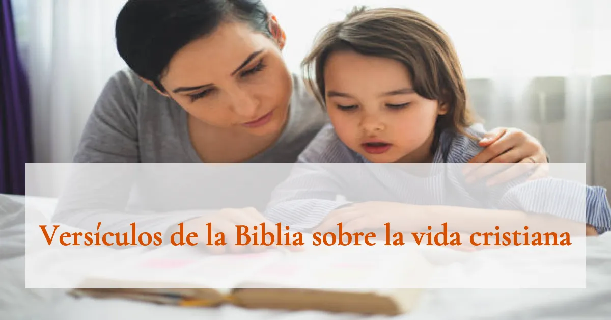 Versículos de la Biblia sobre la vida cristiana