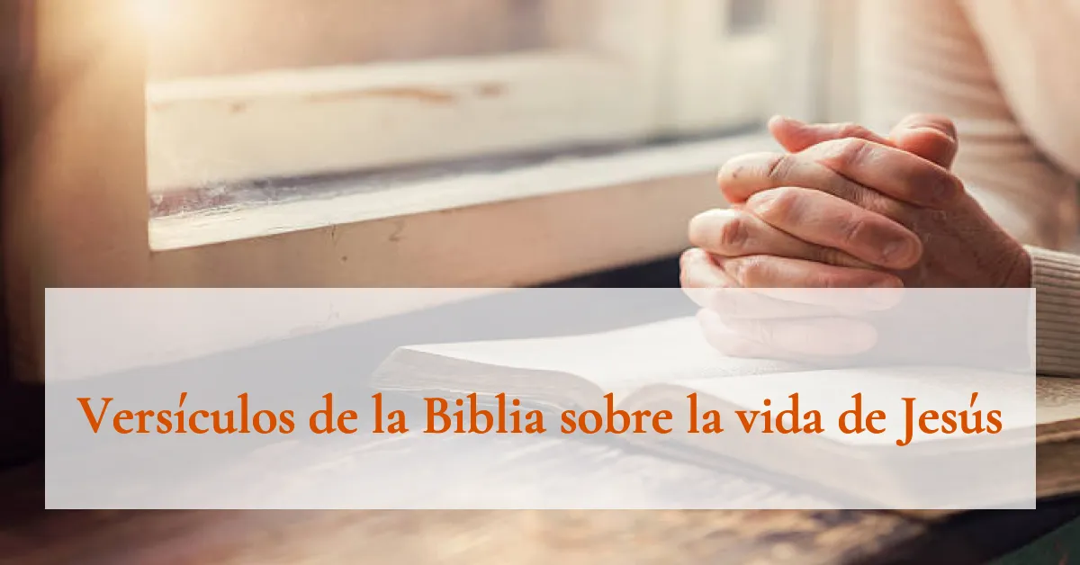 Versículos de la Biblia sobre la vida de Jesús
