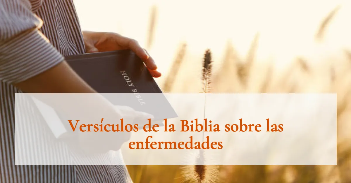 Versículos de la Biblia sobre las enfermedades