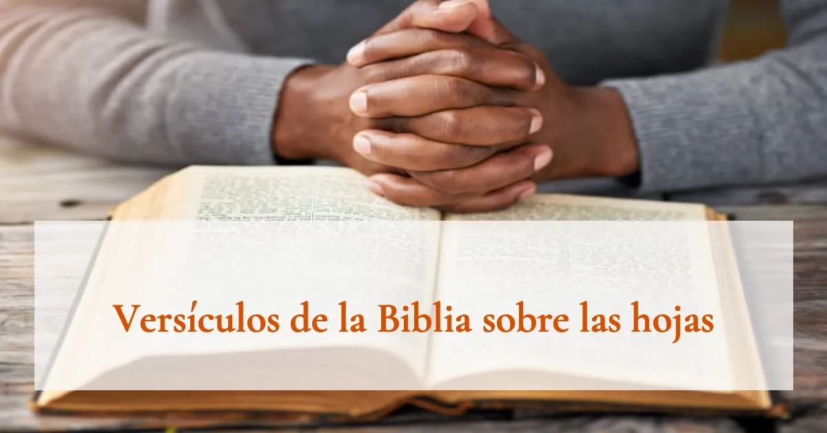 Versículos de la Biblia sobre las hojas