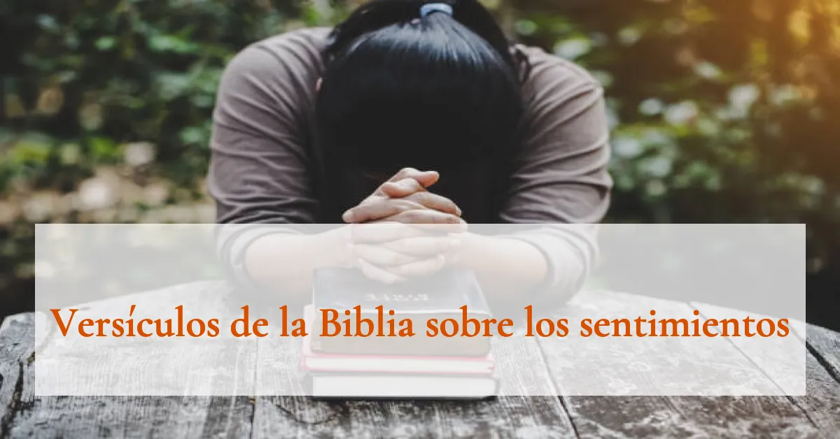 Versículos de la Biblia sobre los sentimientos