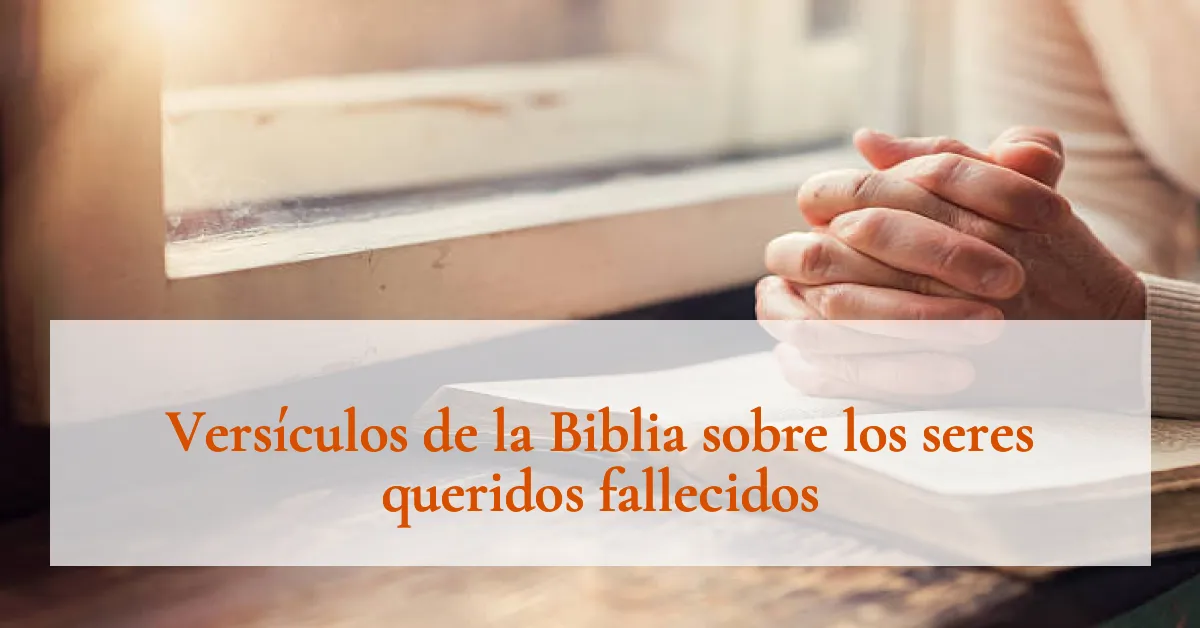 Versículos de la Biblia sobre los seres queridos fallecidos