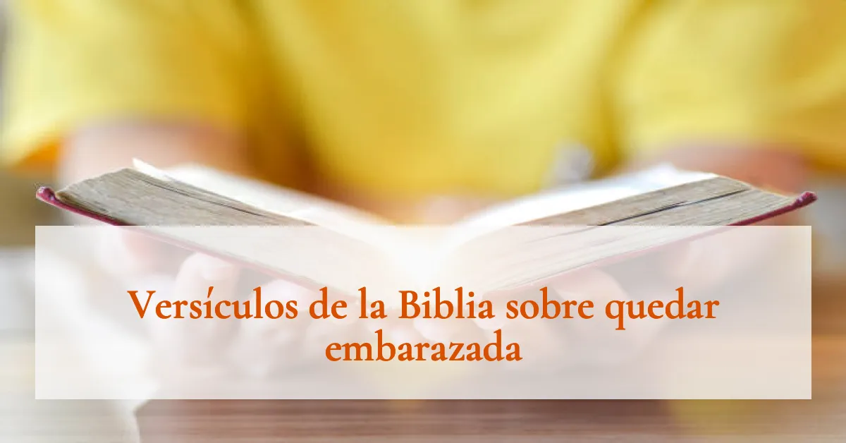 Versículos de la Biblia sobre quedar embarazada