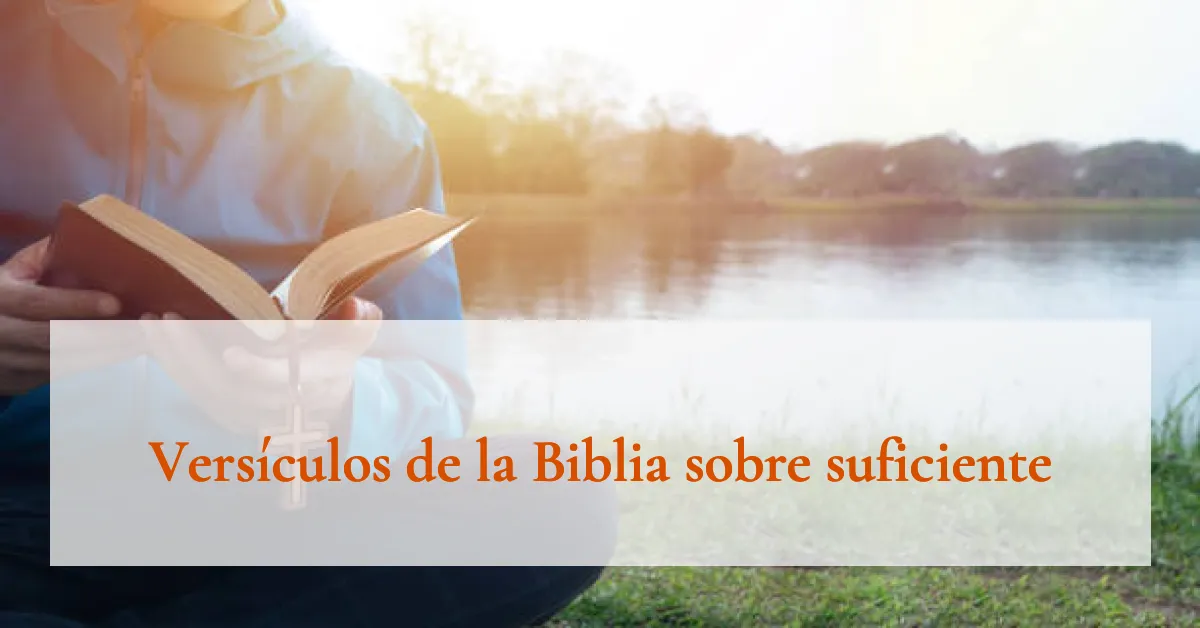 Versículos de la Biblia sobre suficiente